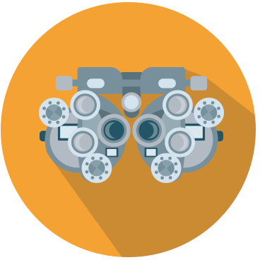 Eyesight exam icon Eyesight exam icon