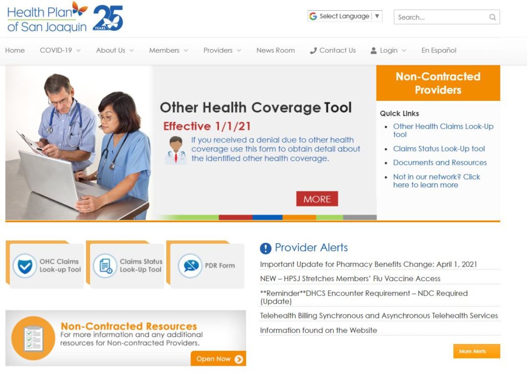 Claims Look-Up Tool – For Non-Contracted Providers